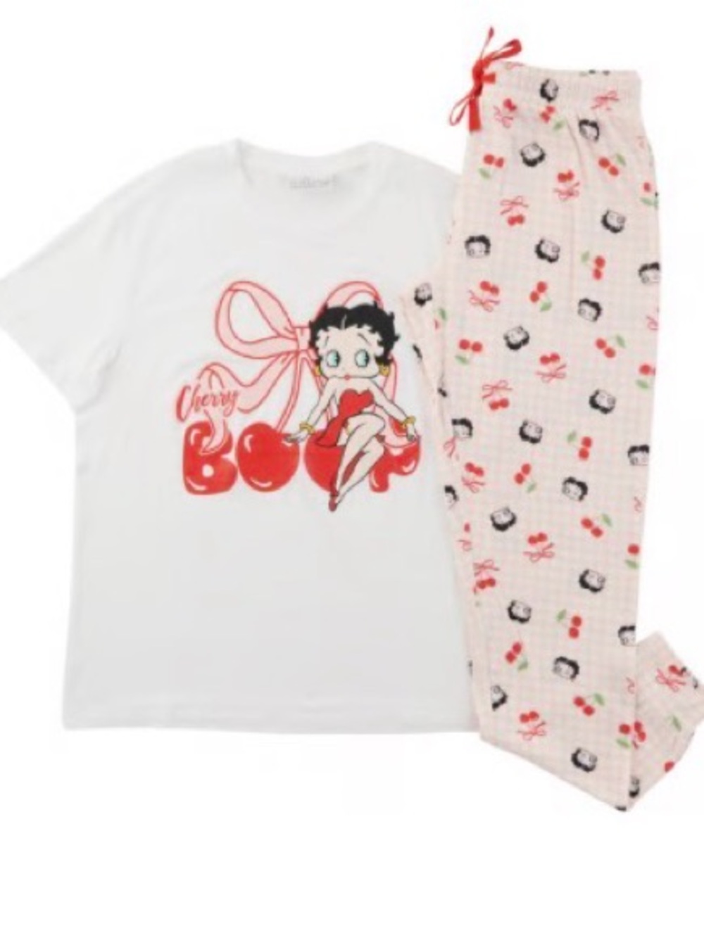 NWT Betty Boop Cherry Pajama Set โ Size 3X